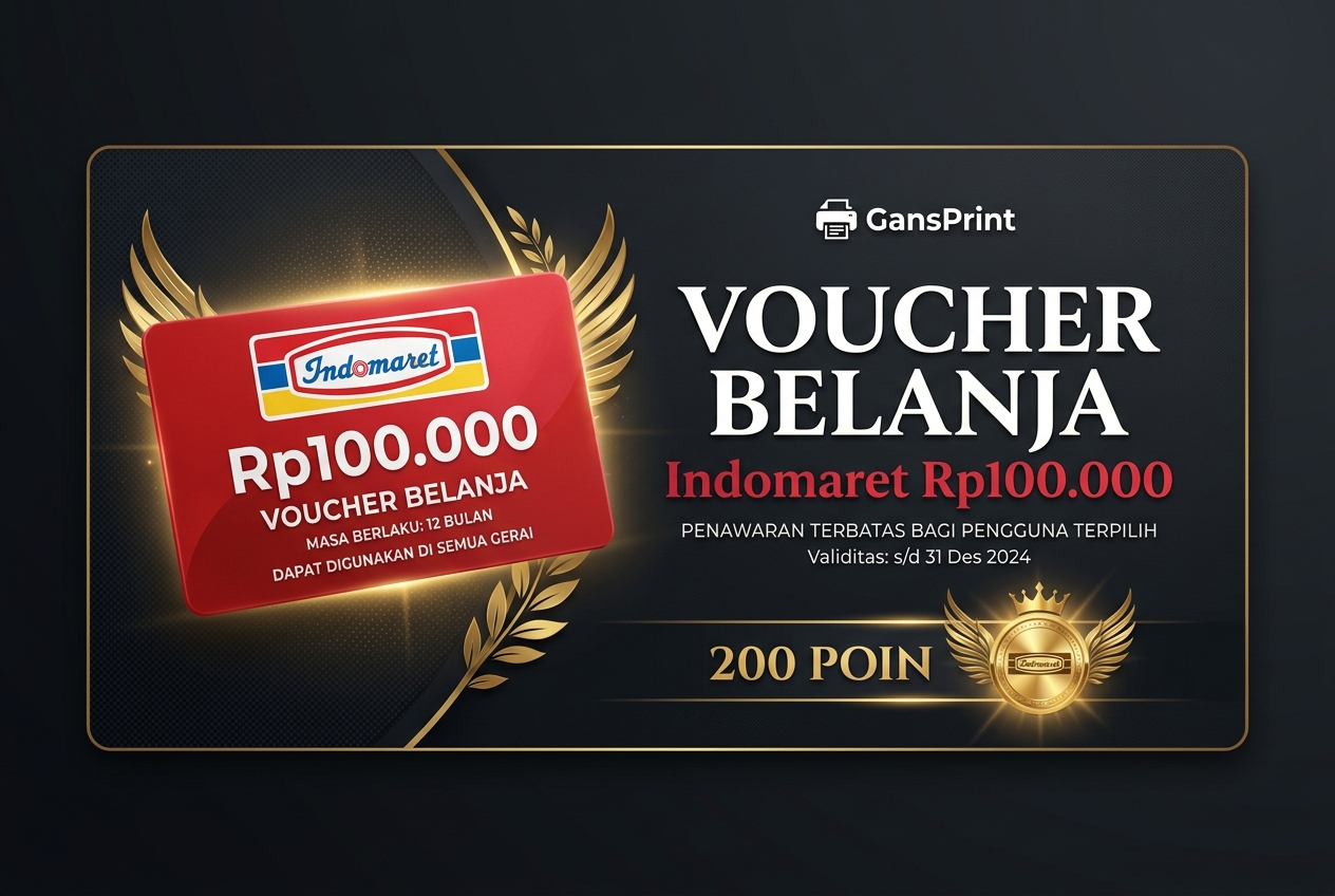 Voucher Belanja Indomaret Rp100.000